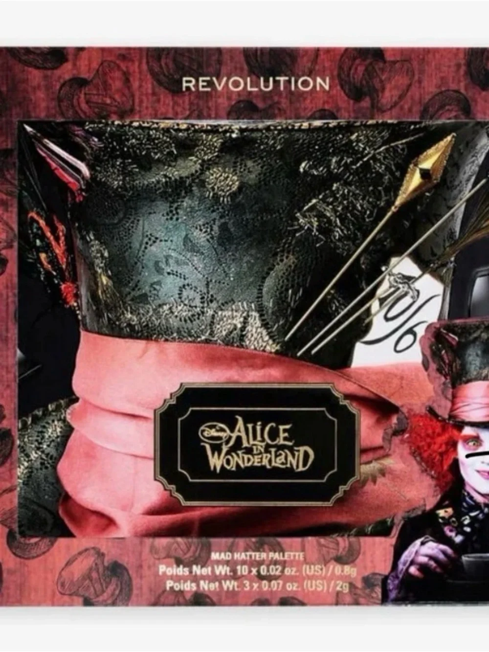 Revolution Alice in Wonderland Mad Hatter Eyeshadow Palette - Multicolor